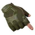 Перчатки военного с открытыми пальцами Mechanix M-Pact олива