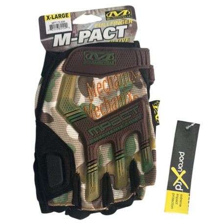 Армейские рукавицы без пальцев Mechanix M-Pact мультикам