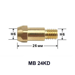 Держатель контактного наконечника MB 24KD M6x26. AT-1177