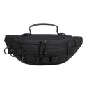 Тактическая поясная сумка черная.AT-banana black