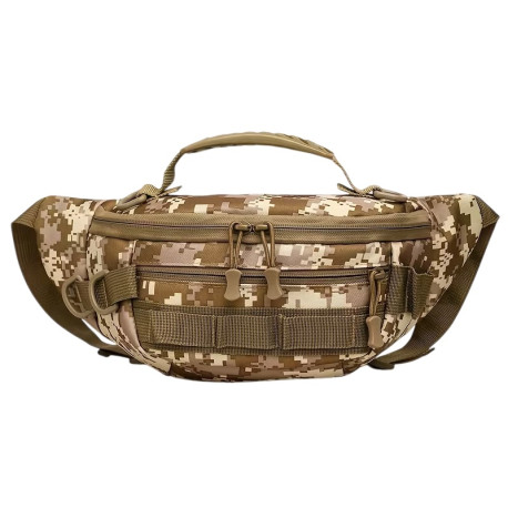 Армейская сумка на пояс с системой MOLLE цвет Пиксель