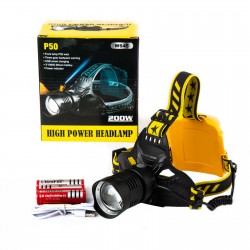 Фонарик налобный High Power HeadLamp P50 / W645. (at15). a3079 