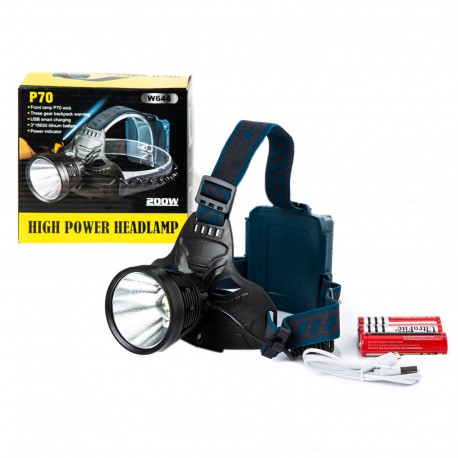 Фонарик налобный High Power HeadLamp P70 / W644. (at16).a3085