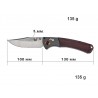 Складной нож Benchmade Mini Crooked River/складной нож.(53)a3127