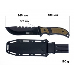 Тактический нож Culombia 4128C | Нож выживания в чехле. (at224) .a3050