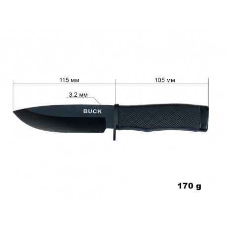 Нож Buck фиксированным клинком с рукоятью G10. (at12) .at3179