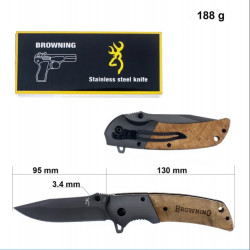 Складной туристический нож Browning 354. (at7).a30211