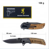 Складной туристический нож Browning 354. (at7).a30211
