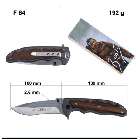 Нож складной туристический Gerber F64.(at8).a3213