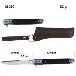 Туристический складной нож Flipper M390 для охоты и рыбалки 21 см.(653).a3216