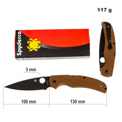 Нож складной Spyderco Native Chief | Туристический нож. (3).a3254