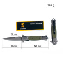 Нож складной туристический Browning FA 52 Olive. a305