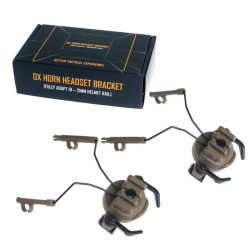 Крепление на шлем для наушников Peltor, Walkers, Earmor ( КОЙОТ ).a00022