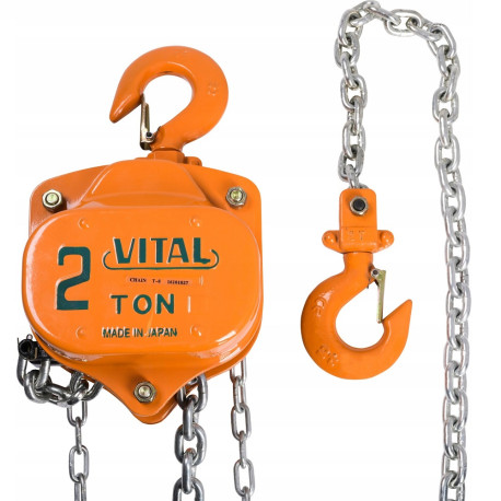 Таль цепная VITAL | Ручная лебедка 2 тонны