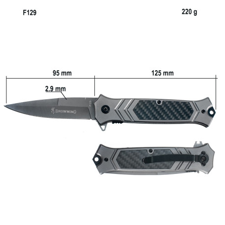 Нож флиппер | Складной нож Browning F129