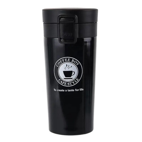 Термокружка «Coffee style» ЧЕНЫЙ (510 ml). (at4) .a58