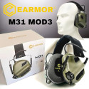 Наушники тактические активные Earmor M31 MOD3 оригинал | Наушники для стрельбы шумоподавляющие. a842