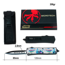 Фронтальный выкидной нож MicroTech (3379)