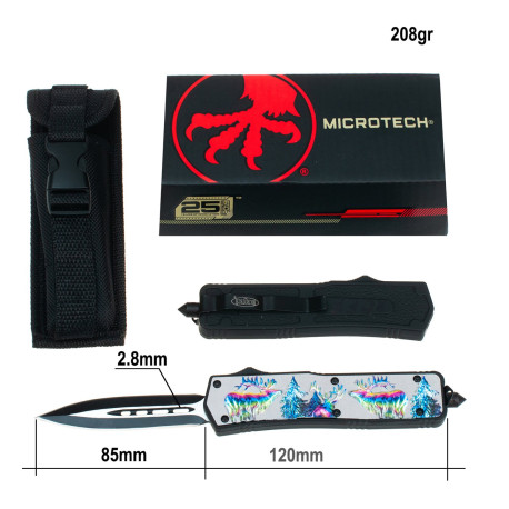 Фронтальный выкидной нож MicroTech (3379)