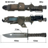 Армейский штык нож M9 США | Боевой нож.