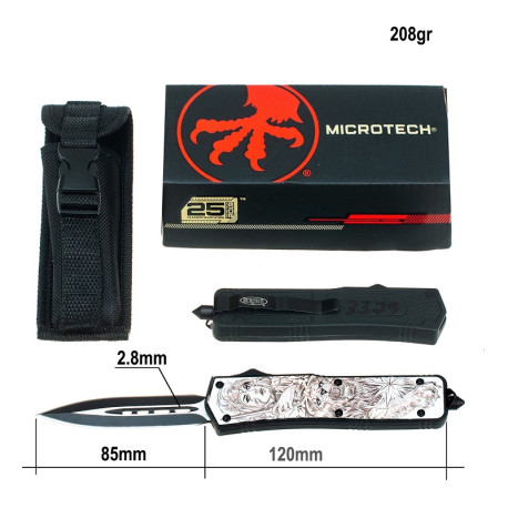 Автоматический нож MicroTech Амазонка | Нож фронтальный выкидной