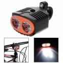 Фонарь велосипедный на 3 батарейках ААА с двойной LED-оптикой. (at8). a3082