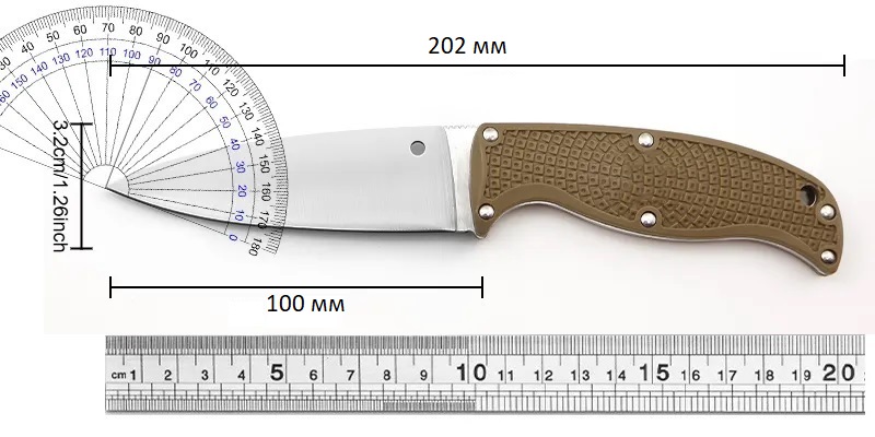 Универсальный нож Spyderco Enuff 2 Койот