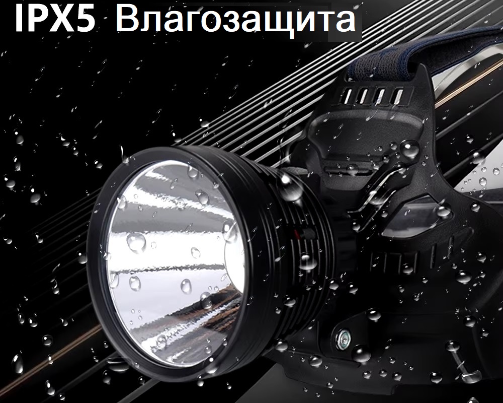 Фонарик налобный High Power HeadLamp P70 W644. фото 2