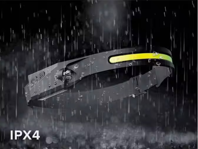 Фонарь налобный аккумуляторный Westinghouse LED+COB WF218 с датчиком бесконтактного включения. 4