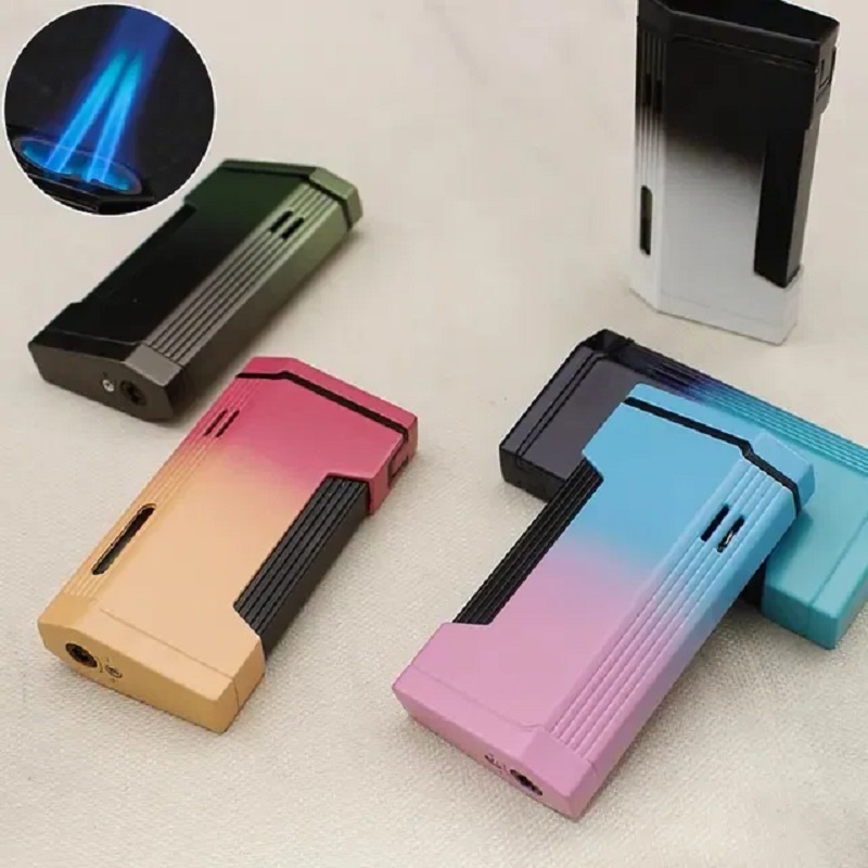 газовая зажигалка двойное пламя. 16