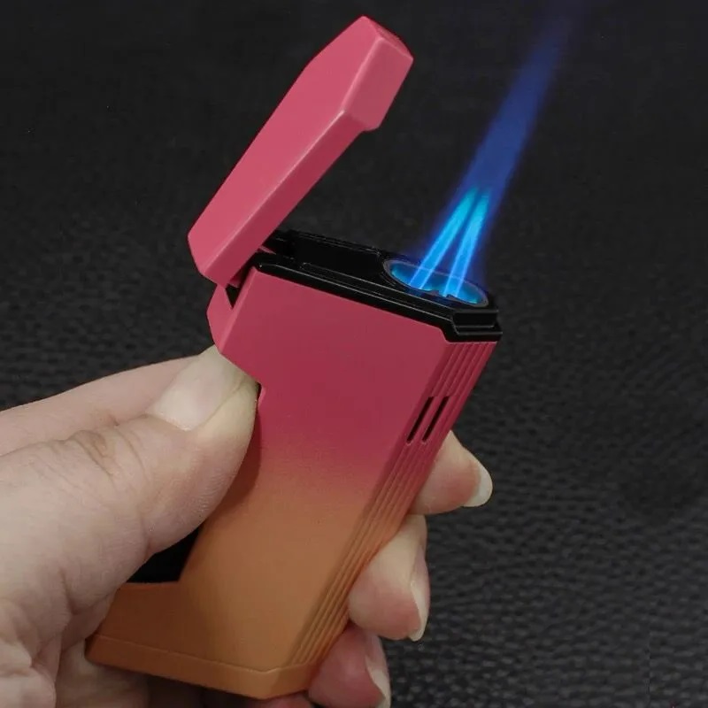 газовая зажигалка двойное пламя. 18