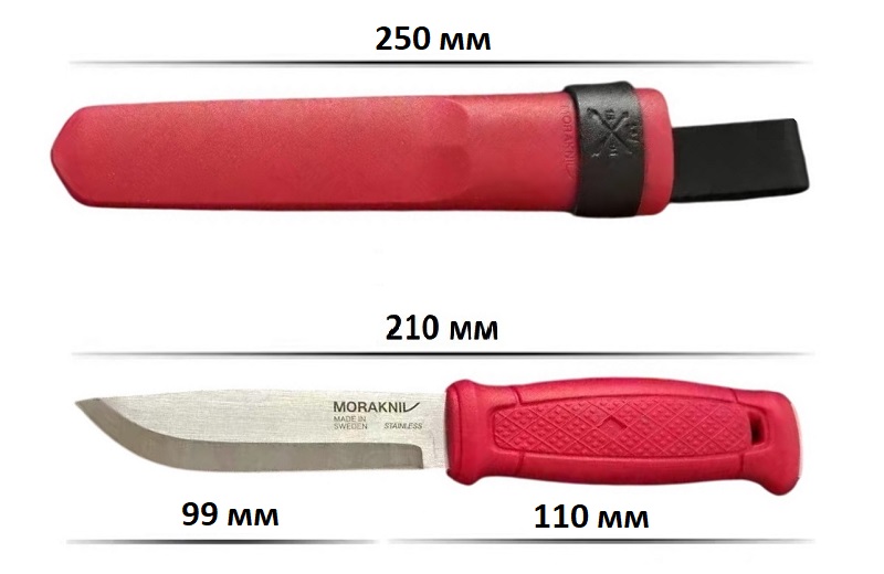 Походный нож Morakniv Companion Red фото 5